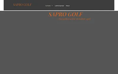 saprogolf.se snapshot
