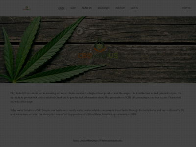 www.cbdreliefus.com snapshot
