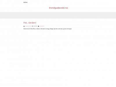 trondgudevold.no snapshot