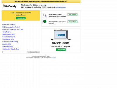 biddeesh.com snapshot