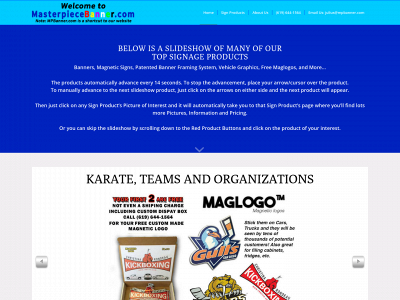 masterpiecebanner.com snapshot