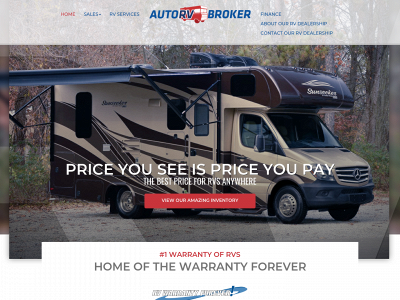 autorvbroker.com snapshot
