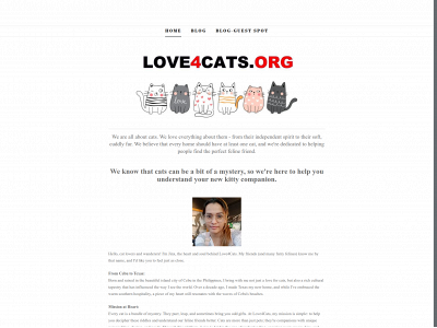 love4cats.org snapshot