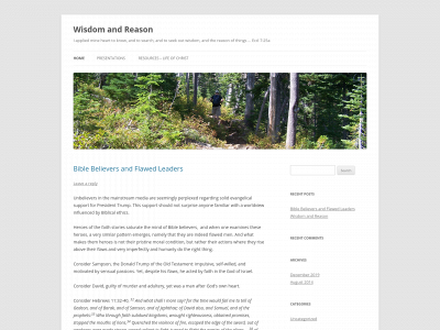 wisdomandreason.org snapshot
