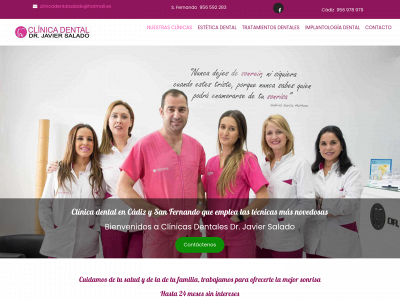 clinicadentalsalado.es snapshot
