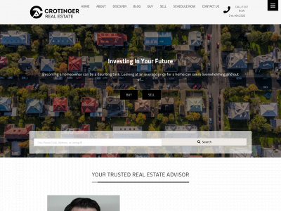 crotingerrealestate.com snapshot