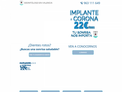 odontologovalencia.com snapshot