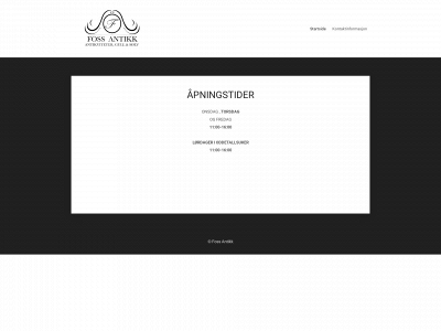 foss-antikk.no snapshot