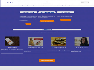 metrosacco.co.ke snapshot