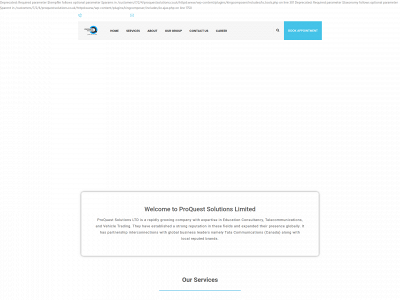 proquestsolutions.co.uk snapshot