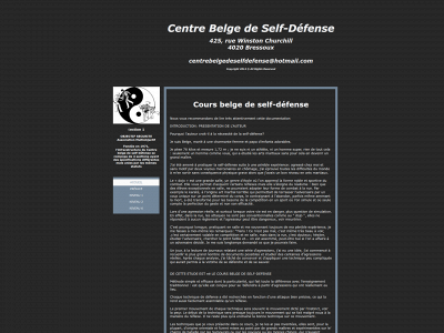 centrebelgedeselfdefense.com snapshot