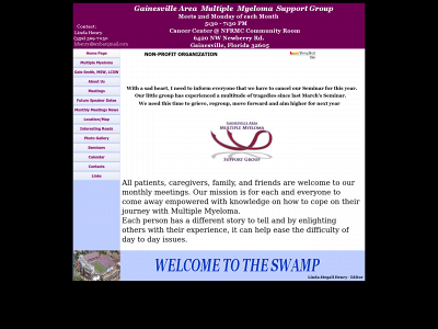 gainesvilleflmultiplemyelomasupport.com snapshot