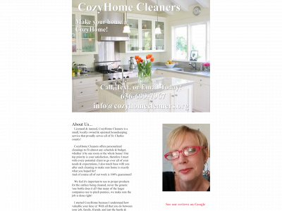 cozyhomecleaners.org snapshot