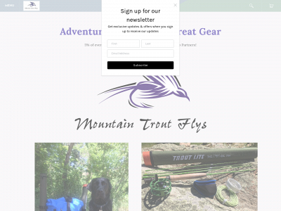 www.mountaintroutflys.com snapshot