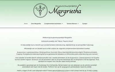 acupunctuurpraktijkmargrietha.nl snapshot