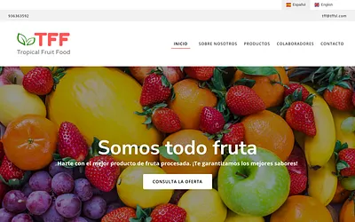tropicalfruitfood.com snapshot