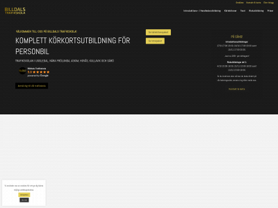 billdalstrafikskola.se snapshot