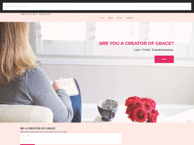 creatorofgrace.com snapshot