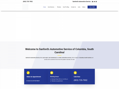 sanfordsauto.com snapshot