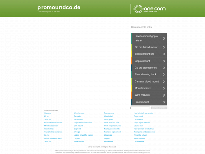 promoundco.de snapshot