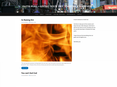 faithfuel.org snapshot