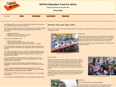 scotiaeducationtrustafrica.org.uk snapshot