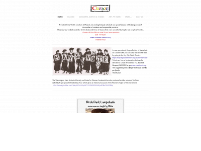 www.createarts.org snapshot