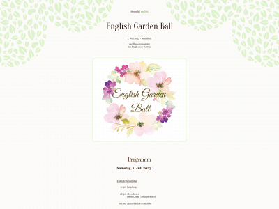 english-garden-ball.de snapshot