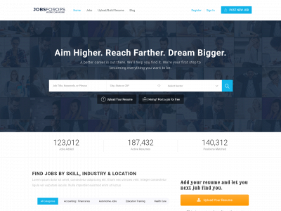 jobsforops.com snapshot