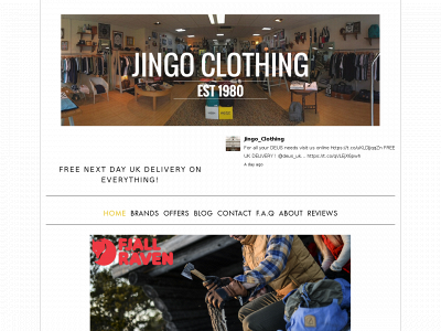 jingoclothing.co.uk snapshot