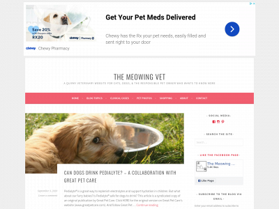 themeowingvet.com snapshot
