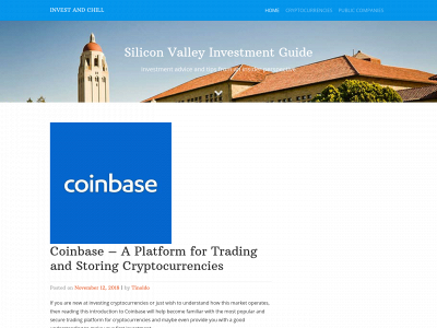 investandchill.com snapshot