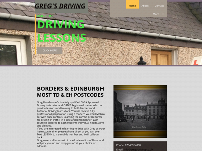 gregs-driving.co.uk snapshot