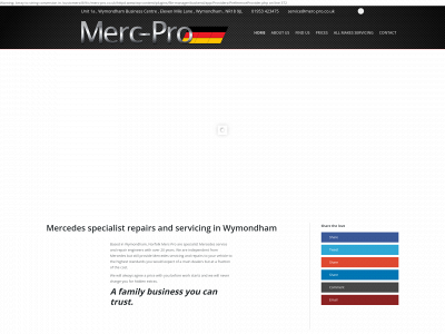 merc-pro.co.uk snapshot