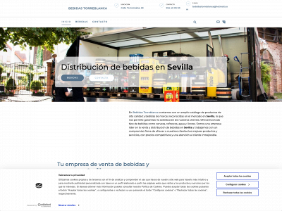 www.bebidastorreblanca.es snapshot