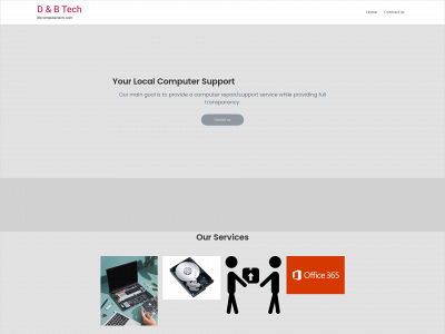 dbcomputertech.com snapshot