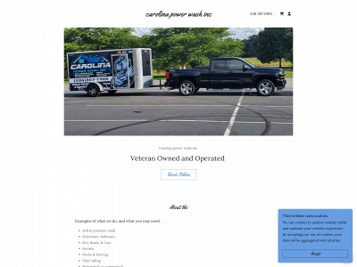carolinapowerwashinc.com snapshot