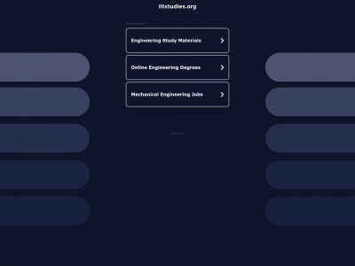 iitstudies.org snapshot