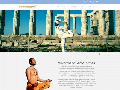 santoshyoga.in snapshot