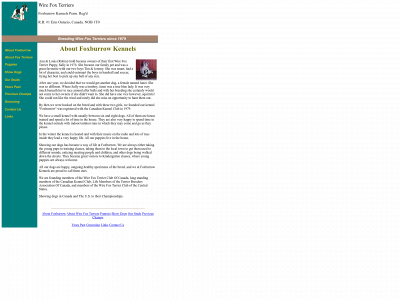 foxburrow.com snapshot