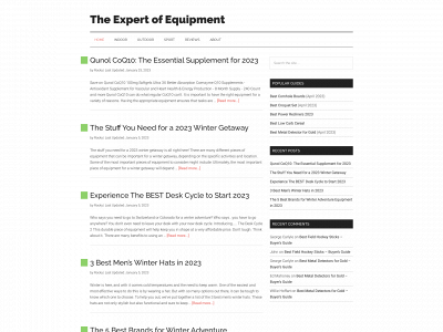 expertofequipment.com snapshot