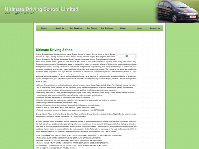 ultimatedrivingschoolng.com snapshot