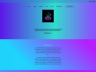 igiveyoupeaceministries.org snapshot