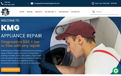 kmgappliancerepair.ca snapshot