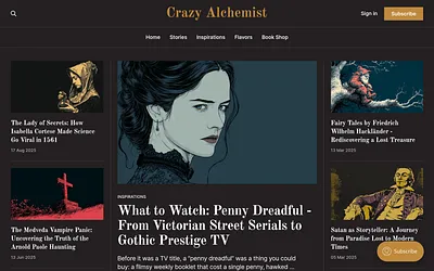 crazyalchemist.com snapshot