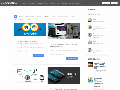 socialdribbler.com snapshot