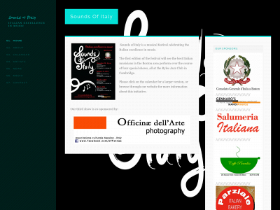 soundsofitaly.org snapshot