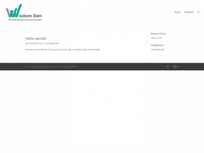 wisdomden.com snapshot