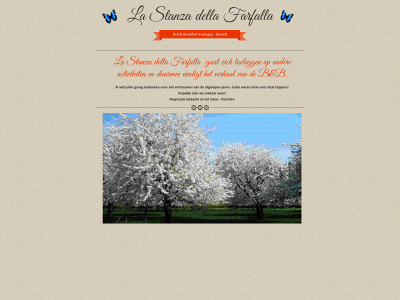 lastanzadellafarfalla.be snapshot