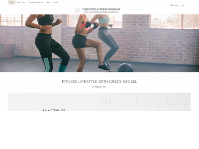 cindyexcell.com snapshot